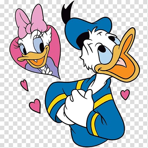 Donald Duck Telegram Sticker VKontakte Cartoon, Sacha Baron Cohen transparent background PNG clipart