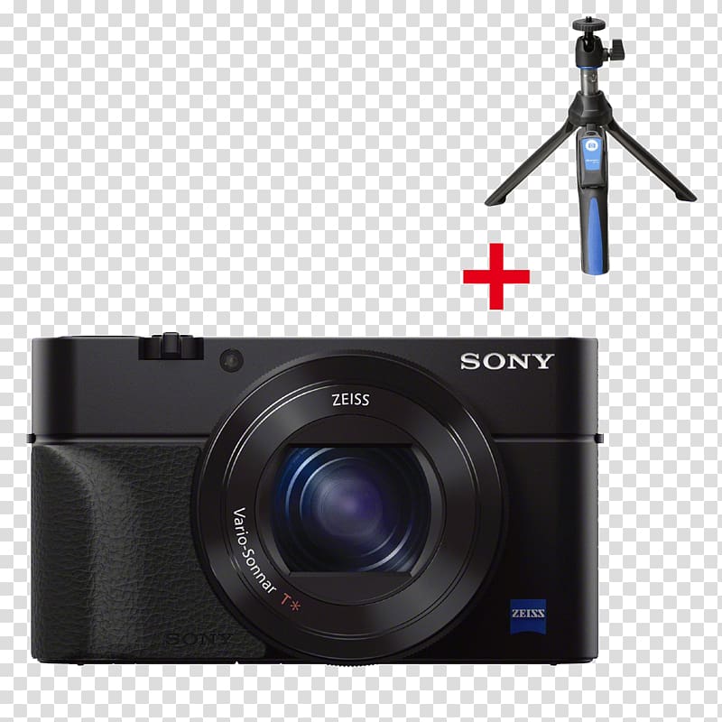 Sony Cyber-shot DSC-RX1R II Sony Cyber-shot DSC-RX10 III Point-and-shoot camera Camera lens, camera lens transparent background PNG clipart
