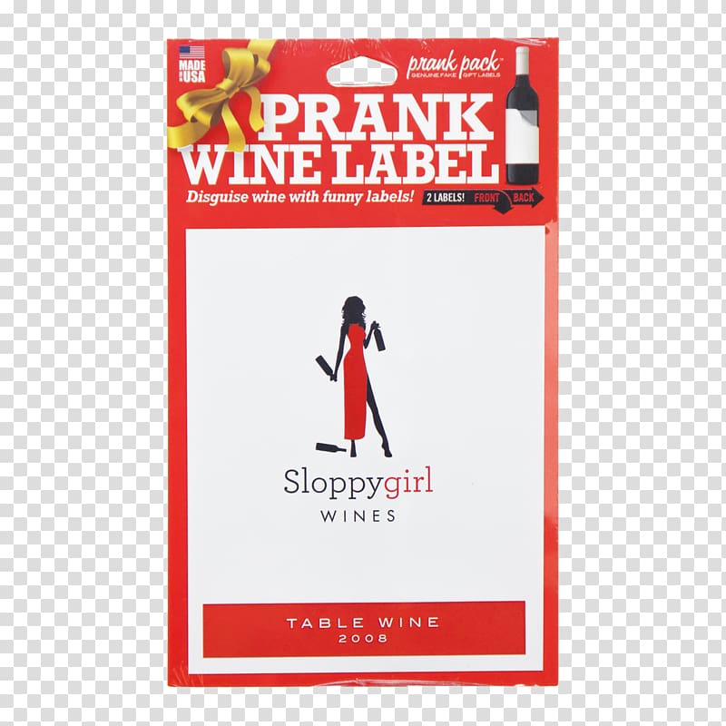 Wine label Practical joke Brand, wine label transparent background PNG clipart