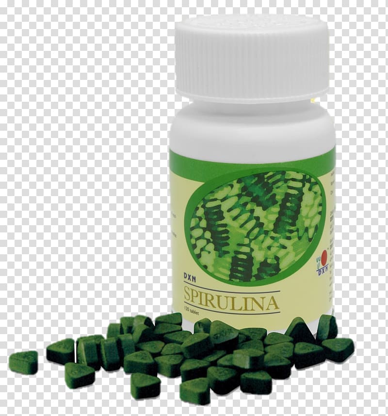 Dietary supplement Lingzhi mushroom Spirulina DXN Tablet, tablet transparent background PNG clipart