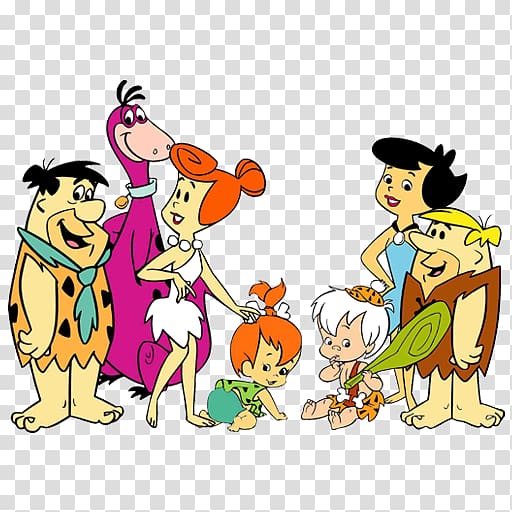 Wilma Flintstone Fred Flintstone Bamm-Bamm Rubble Pebbles Flinstone Barney Rubble, Flintstone transparent background PNG clipart