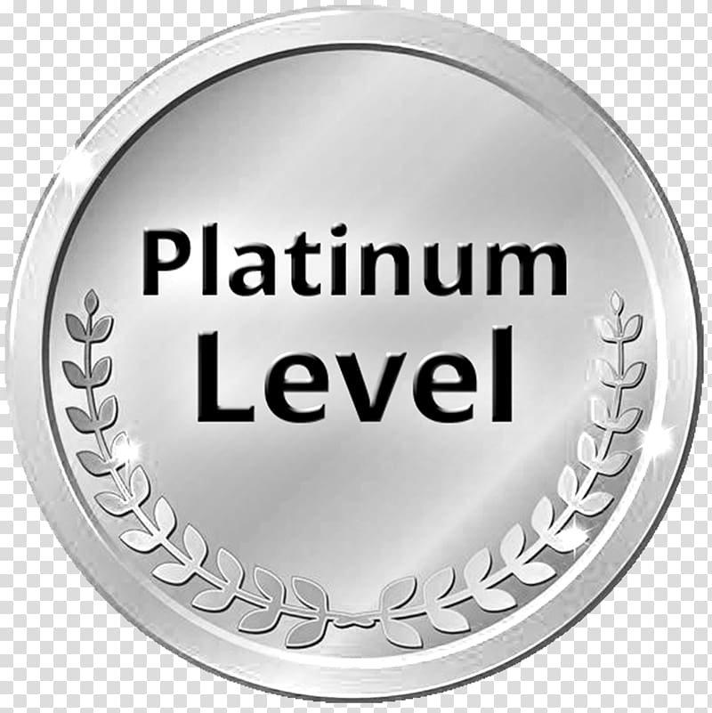Sponsor Advertising Organization Logo Platinum, classical medal transparent background PNG clipart