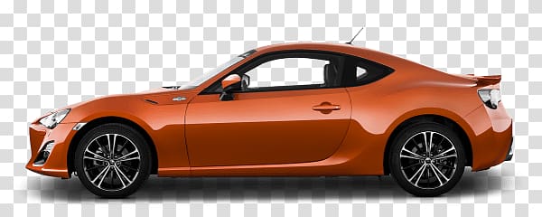 orange sports coupe, Orange Gt86 Toyota transparent background PNG clipart
