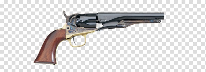 Colt 1862 Police Firearm Revolver A. Uberti, Srl. Black powder, Police Pistol transparent background PNG clipart
