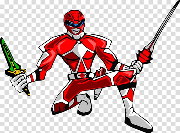 Red Ranger Illustration Power Rangers Cartoon, super sentai transparent background PNG clipart