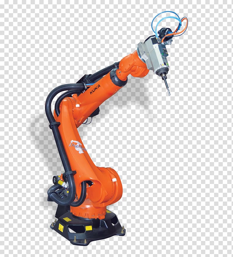 Industrial robot Machine KUKA Milling, Robotics transparent background PNG clipart