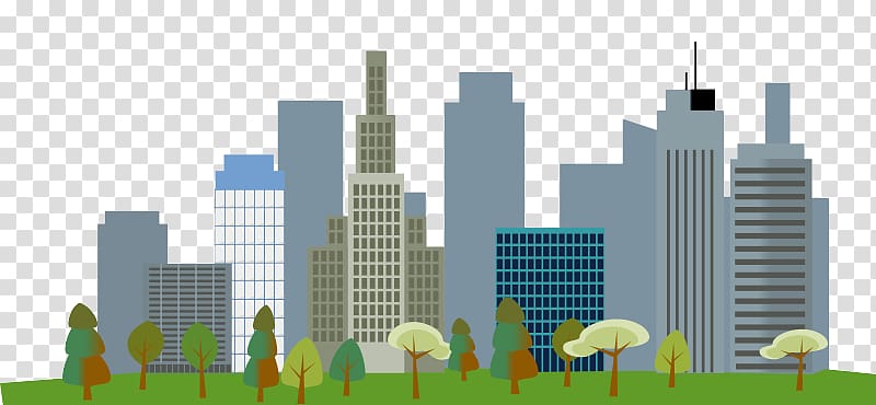 gray and blue high rise buildings illustration, Cities: Skylines City , Cityscape Background transparent background PNG clipart