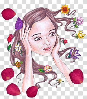 Floral design Cheek Flowering plant Nose, design transparent background PNG clipart thumbnail