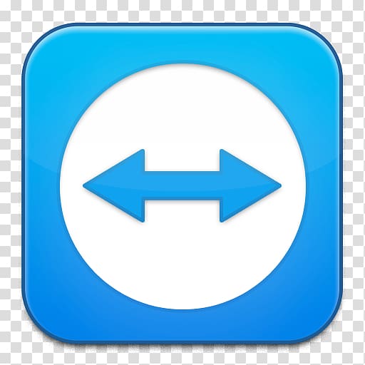 blue arrow logo, blue area symbol point, Team Viewer transparent background PNG clipart