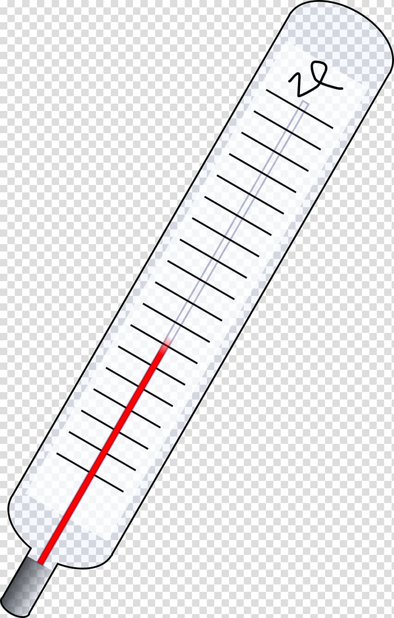 Medical Thermometers Scale of temperature, measure transparent background PNG clipart