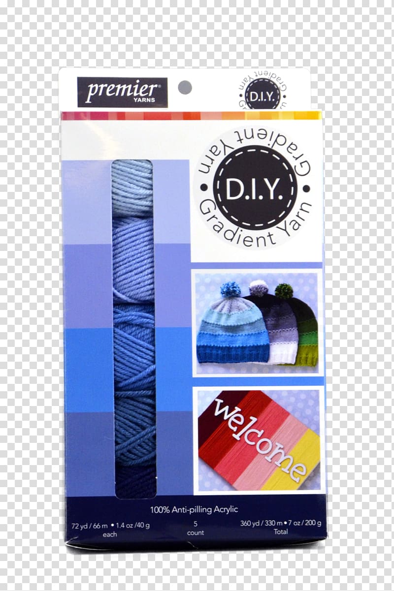 Yarn Brand Christmas Box, gradient blue box transparent background PNG clipart