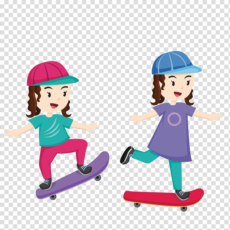 Skateboarding Euclidean , skateboard girl transparent background PNG clipart