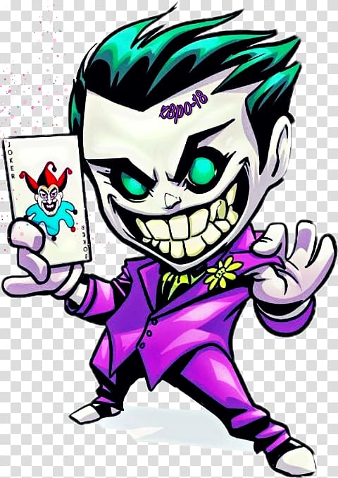 batman joker chibi