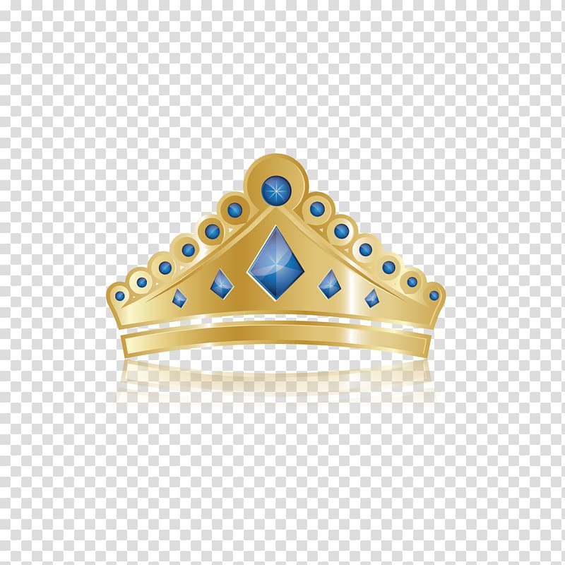 Blue princess crown transparent background PNG clipart
