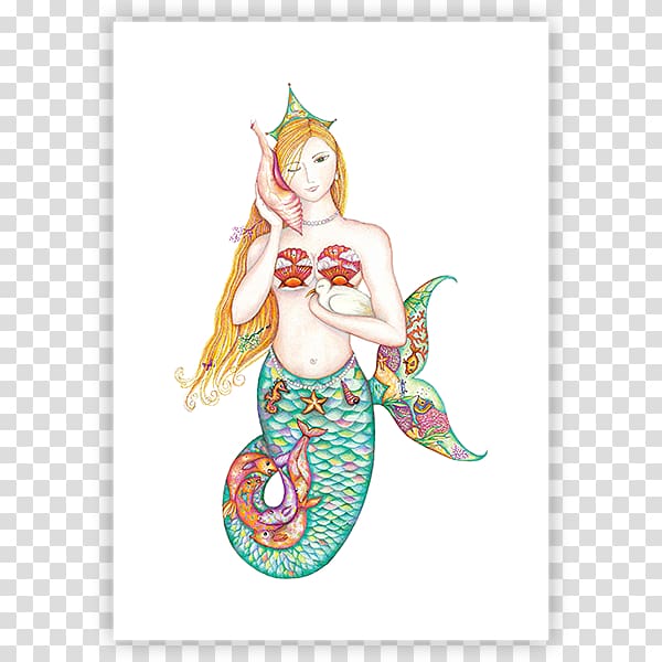 Nora Butler Designs Canvas print Printing Metamorphosis III, Mermaid transparent background PNG clipart