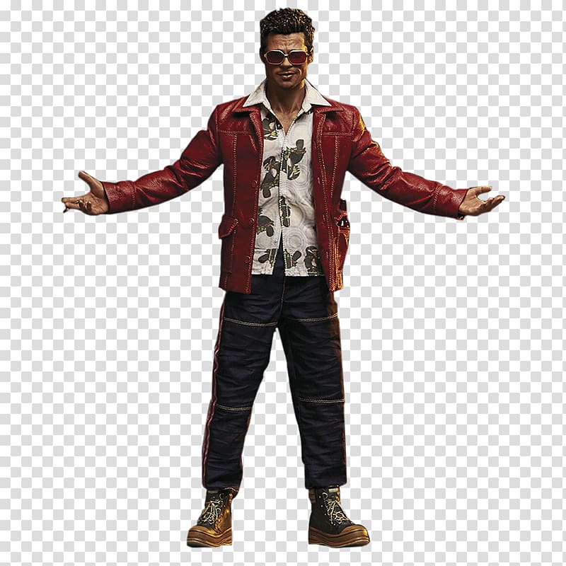 Tyler Durden T-shirt Clothing Action & Toy Figures, T-shirt transparent background PNG clipart
