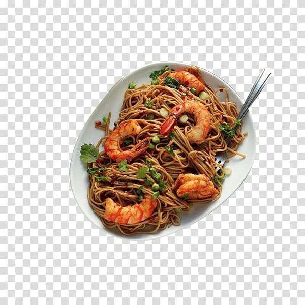 Lo mein Chow mein Chinese noodles Fried noodles Singapore-style noodles, Lobster noodles transparent background PNG clipart