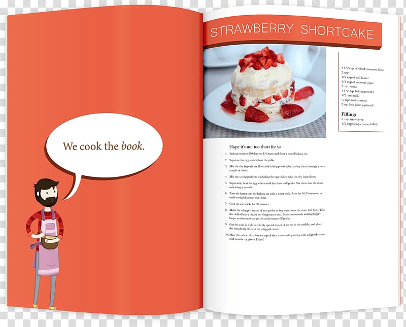 How To Cake It Cookbook Recipe Baking, book transparent background PNG clipart
