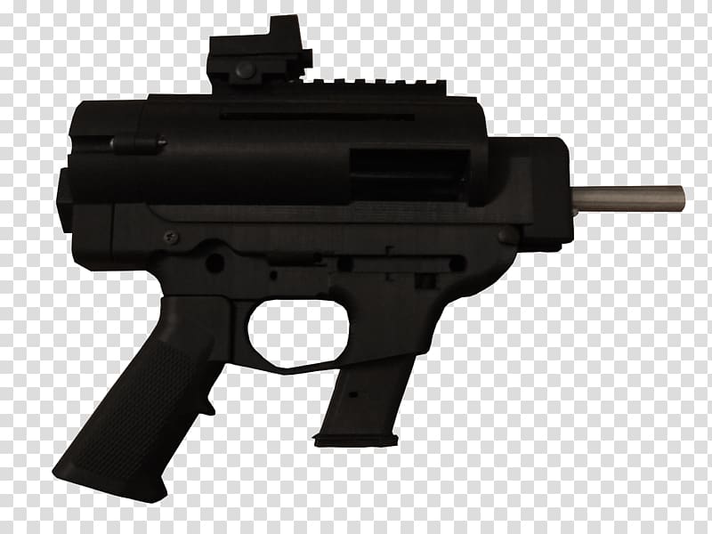 Assault rifle 3D printed firearms 3D printing Gun, Long Gun transparent background PNG clipart