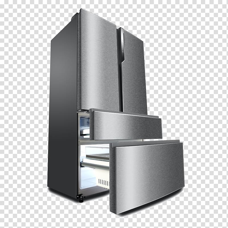 Refrigerator Haier Freezers Auto-defrost Home appliance, freezer transparent background PNG clipart