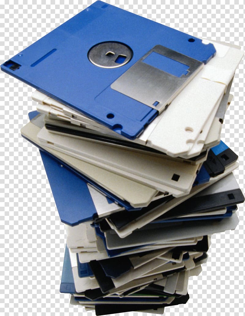 Floppy disk Zunanji pomnilnik Compact disc Computer memory, Computer transparent background PNG clipart