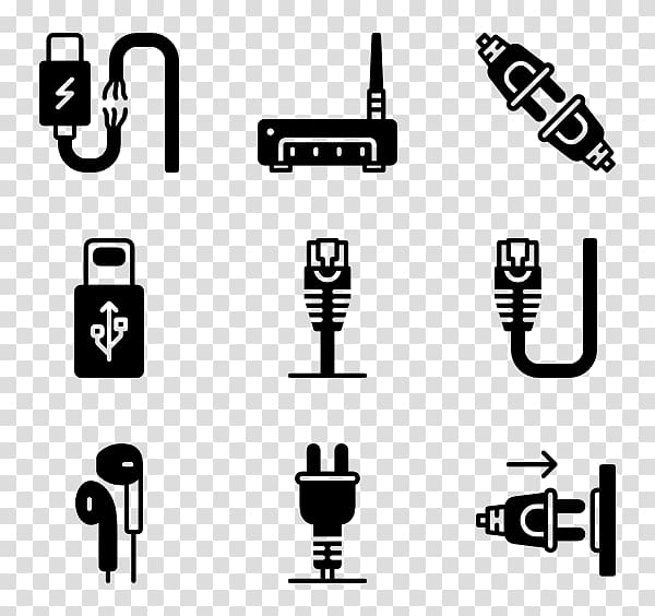 Computer Icons Electrical connector Electrical cable Twisted pair Structured cabling, cable transparent background PNG clipart