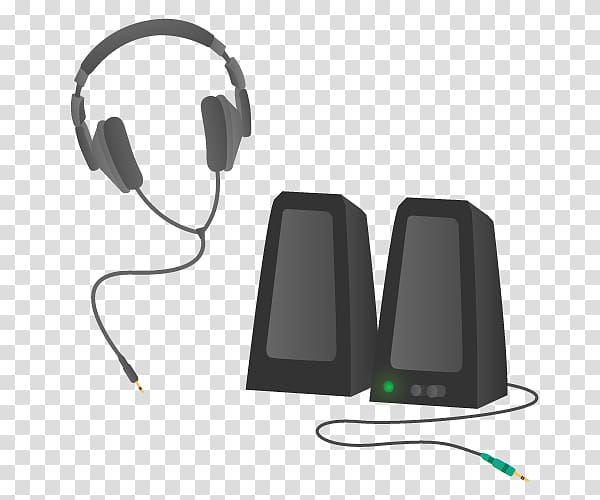 Headphones Loudspeaker Phone connector Audio Desktop Computers, Earphone Speaker transparent background PNG clipart