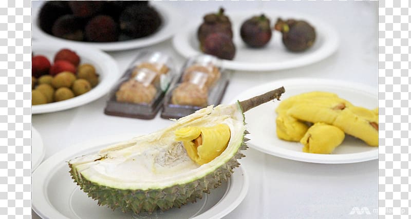 Food Durian Dessert Fruit Purple mangosteen, durian fruit transparent background PNG clipart