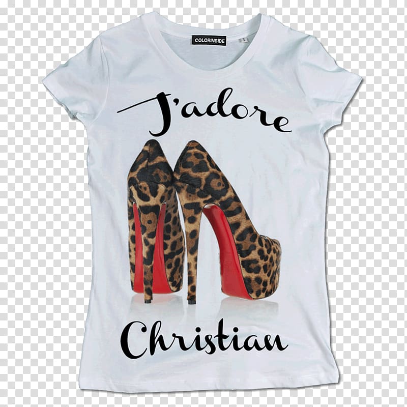 T-shirt Leopard Shoe Areto-zapata Stiletto heel, T-shirt transparent background PNG clipart