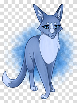 Warriors Bluestar\'s Prophecy Into the Wild Drawing Cat, warriors  transparent background PNG clipart