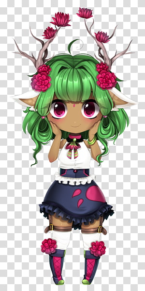 Chibi Mangaka Drawing, Chibi transparent background PNG clipart thumbnail