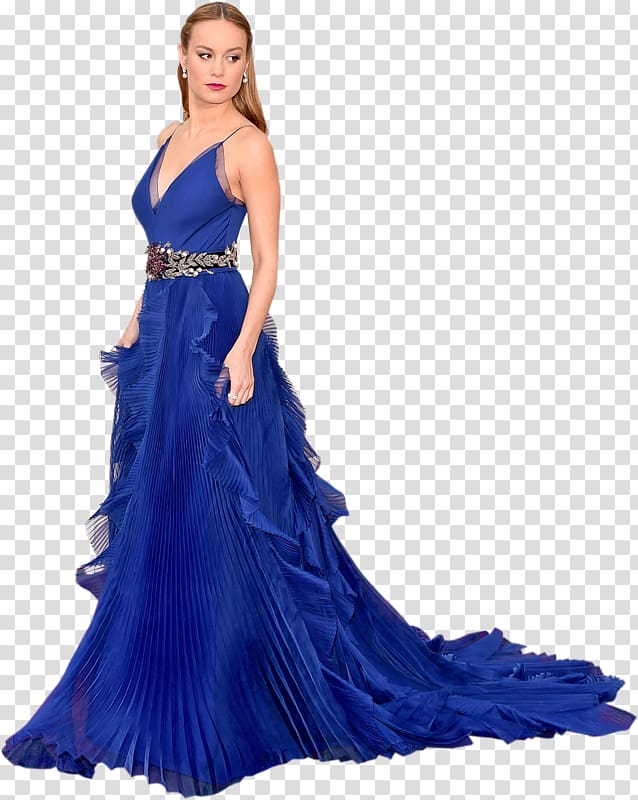 Gown Cocktail dress Satin Prom, Brie Larson transparent background PNG clipart