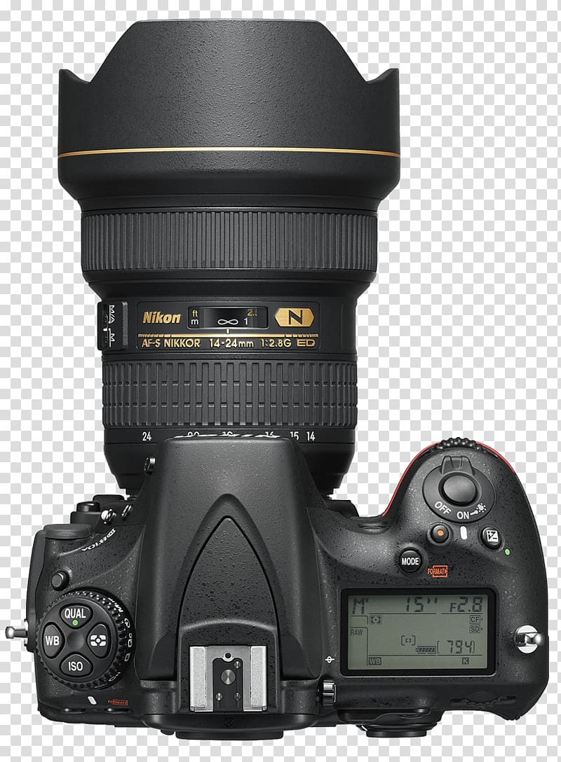 Full-frame digital SLR Nikon AF-S Nikkor 24-120mm f/4G ED VR Camera, Camera transparent background PNG clipart
