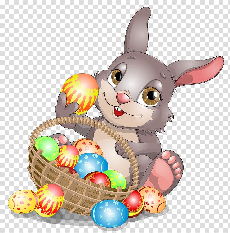 Easter Bunny Easter egg , easter eggs. eggs transparent background PNG clipart