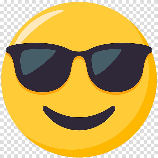 Emoji domain Smiley Glasses, Emoji transparent background PNG clipart