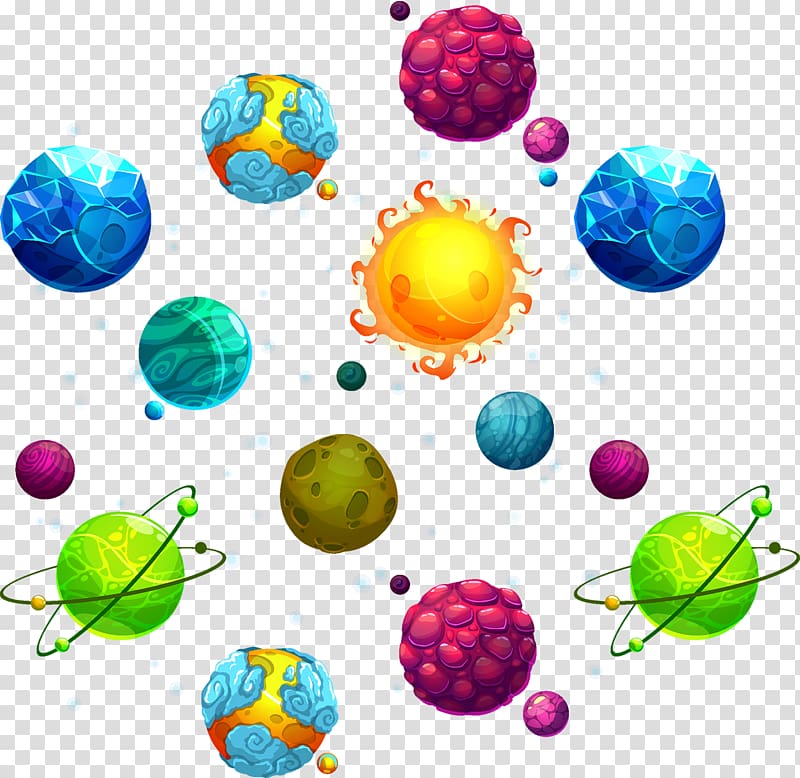 solar system illustration, Planet Star Outer space, Planet transparent background PNG clipart