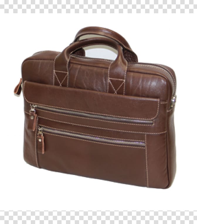 Briefcase Brown Leather Caramel color Hand luggage, kado transparent background PNG clipart