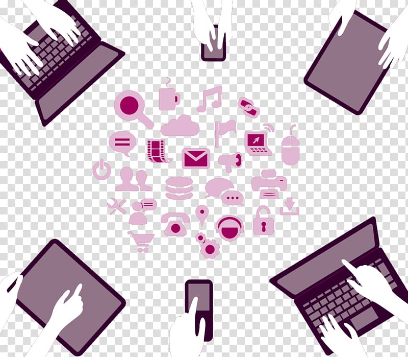 Computer graphics Technology Icon, Computer technology mobile phone use creative material transparent background PNG clipart