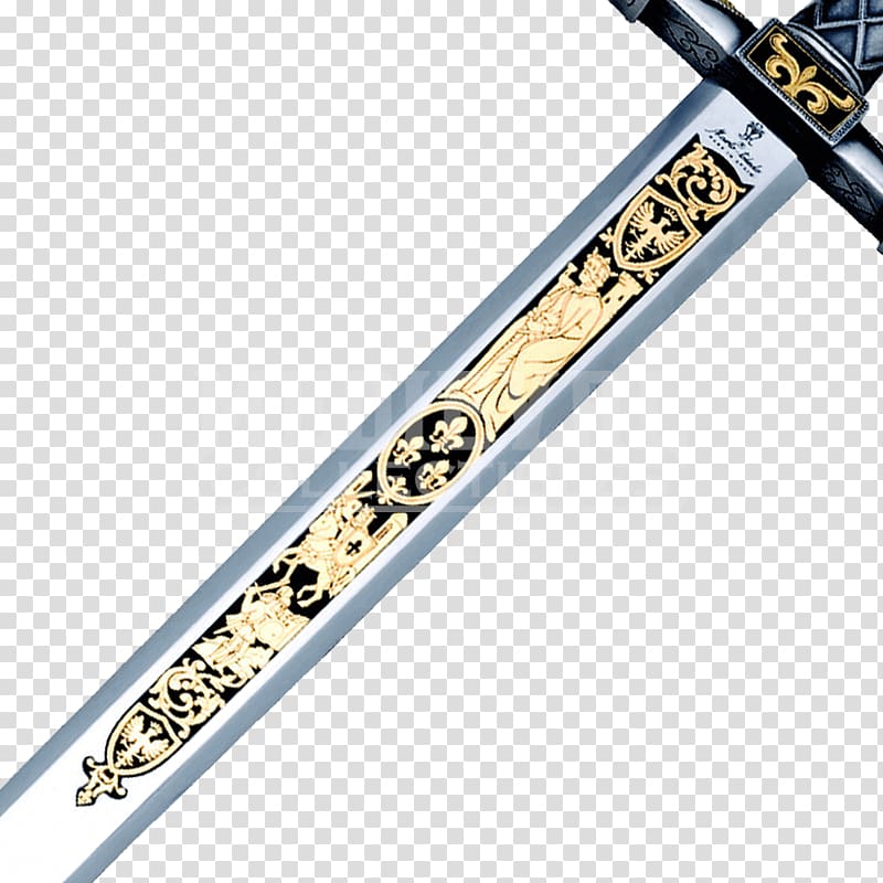 Sword Joyeuse Excalibur Durendal Holy Roman Empire, joyeuse transparent background PNG clipart