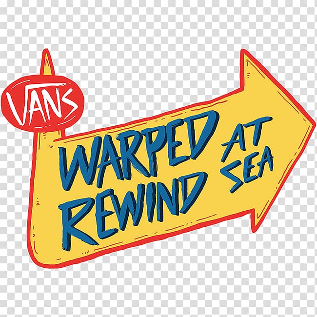 Warped Tour Logo Rock festival Vans, transparent background PNG clipart