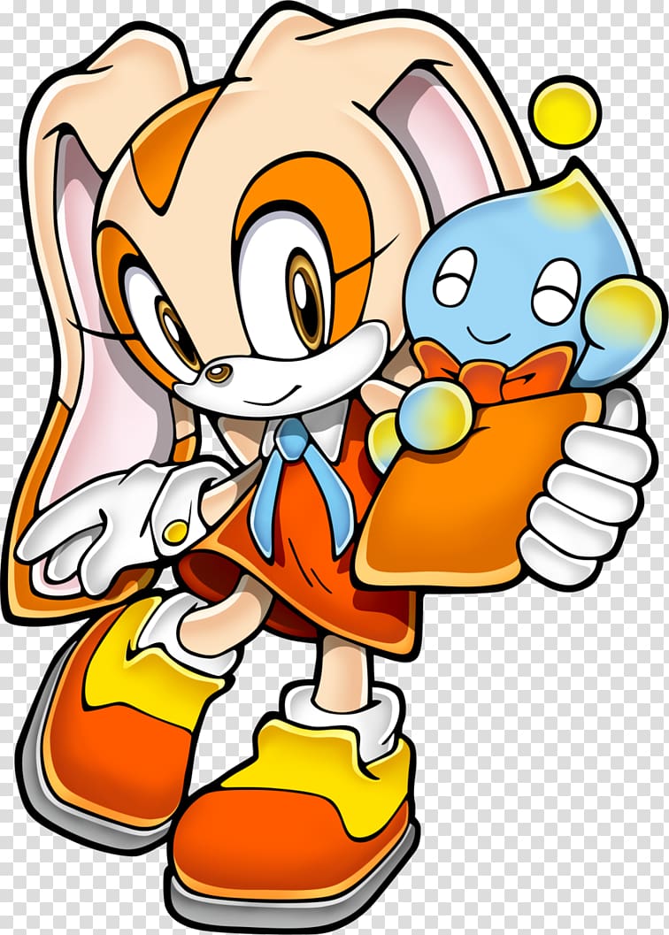 Cream the Rabbit Sonic the Hedgehog Vanilla the Rabbit Sonic Heroes Sonic Rush, Sonic transparent background PNG clipart