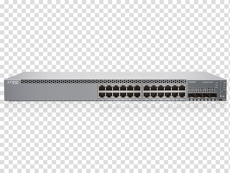 Network switch Juniper Networks Small form-factor pluggable transceiver 1000BASE-T Juniper EX-Series, others transparent background PNG clipart