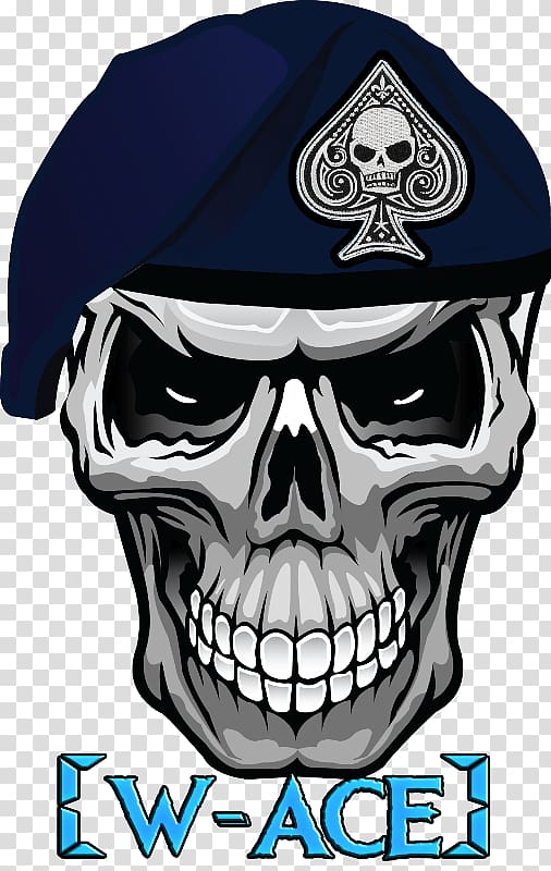 Military Army Human skull symbolism Special Forces, military transparent background PNG clipart