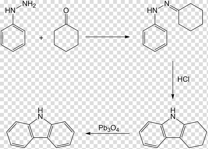 Bucherer carbazole synthesis Borsche–Drechsel cyclization Phenylhydrazine Chemical reaction, borsch transparent background PNG clipart