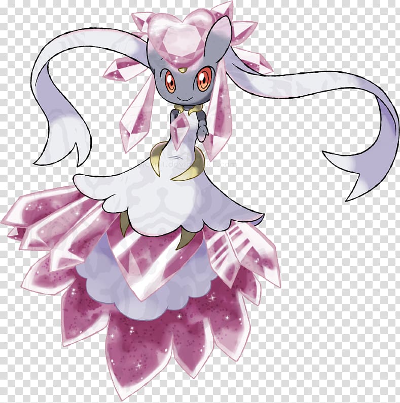 Pokémon Omega Ruby and Alpha Sapphire Pokémon X and Y Anime Diancie, Anime transparent background PNG clipart
