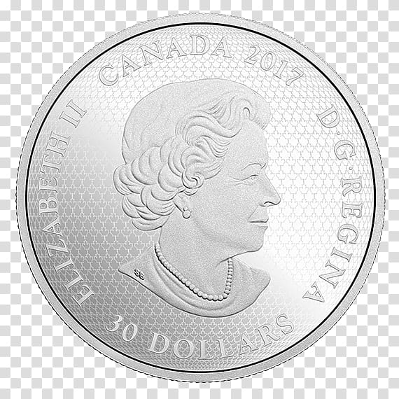 Silver coin Silver coin 150th anniversary of Canada, Coin transparent background PNG clipart