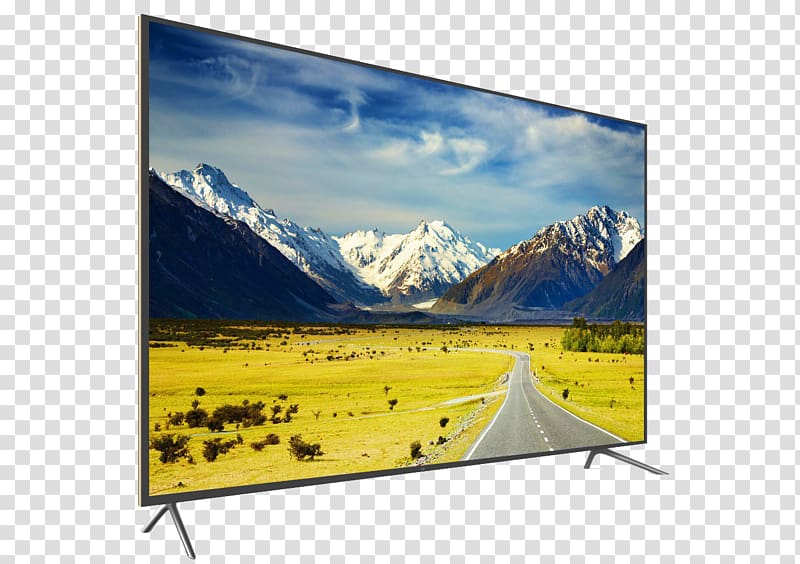 Queenstown Southern Alps Dunedin Auckland United Kingdom, Ultra-high-definition LCD TV slim tough metal transparent background PNG clipart