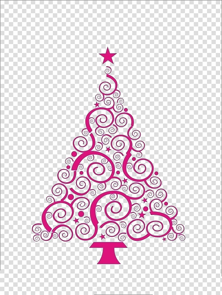 Christmas tree, Jane pen Christmas tree transparent background PNG clipart