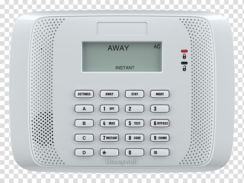 Security Alarms & Systems Keypad Alarm device Honeywell, alarm transparent background PNG clipart