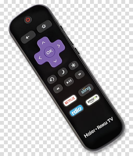 Remote Controls Roku High-definition television LED-backlit LCD Electronics, tv remote control transparent background PNG clipart